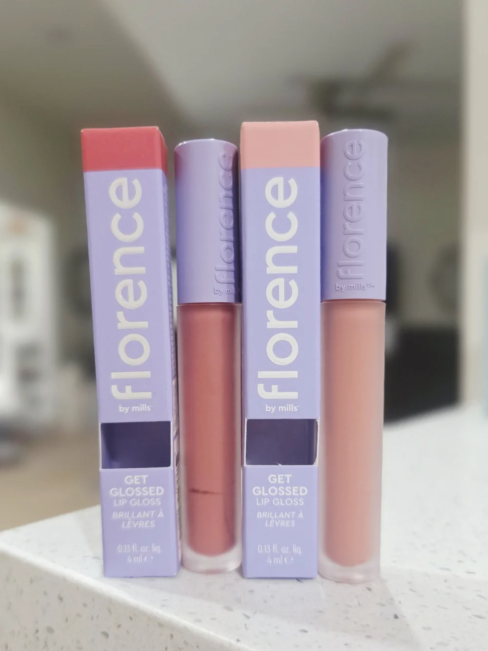 Florence By Mills~Get Glossed Lip Gloss Duo - Peach & Coral